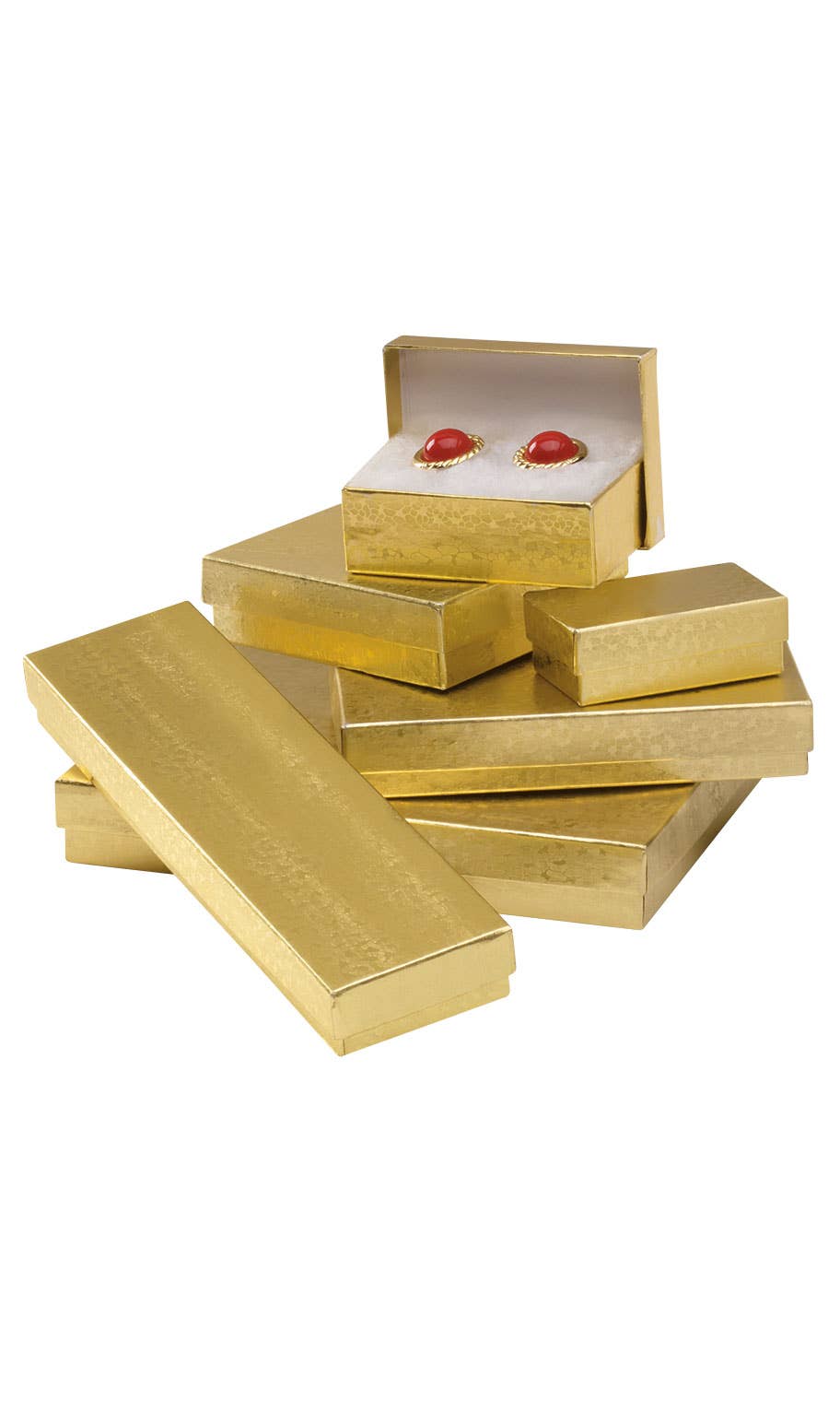 Cotton-Filled Jewelry Boxes Assortment Set