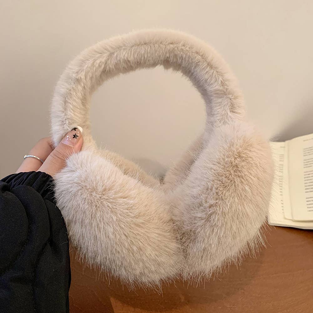 IN STORE ONLY - Plush Paws Faux Fur Ear Muffs 025